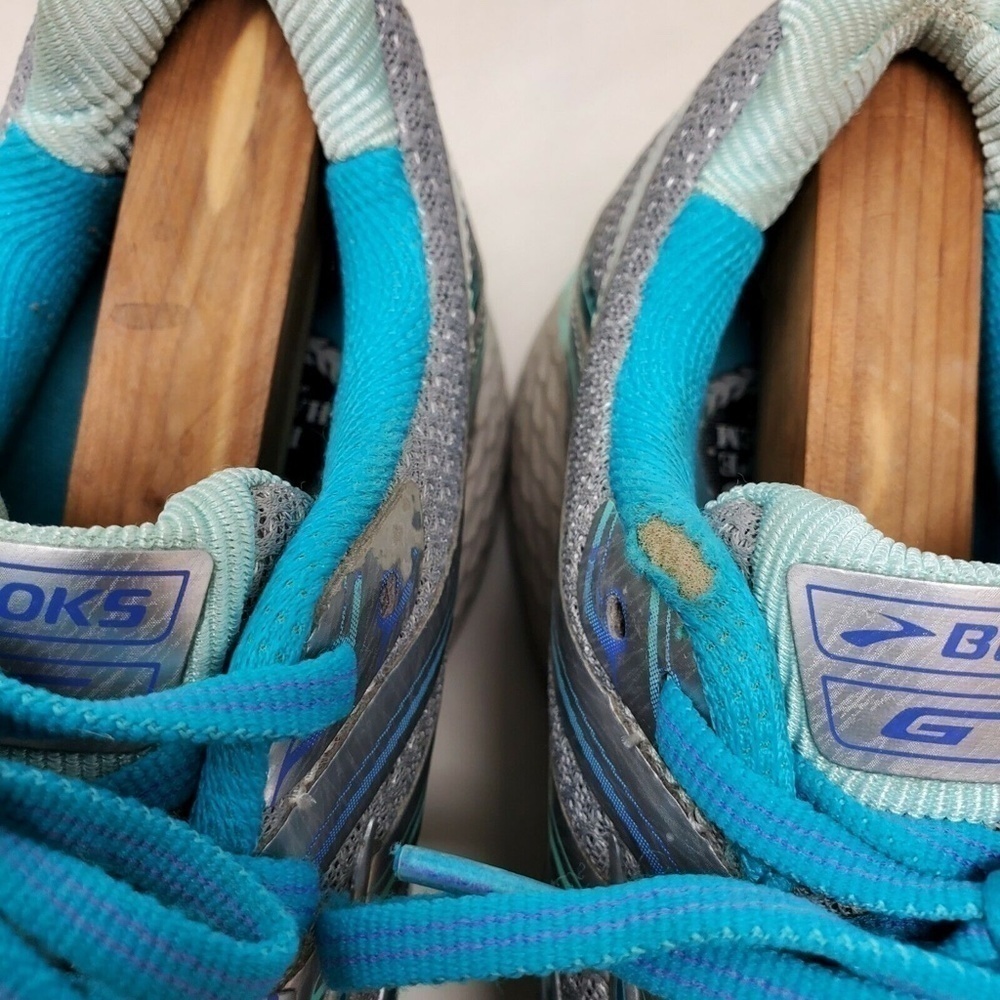 Brooks Adrenaline GTS 16 Running Shoes Womens Size 11 Blue Silver 1202031B170 - Picture 10 of 12